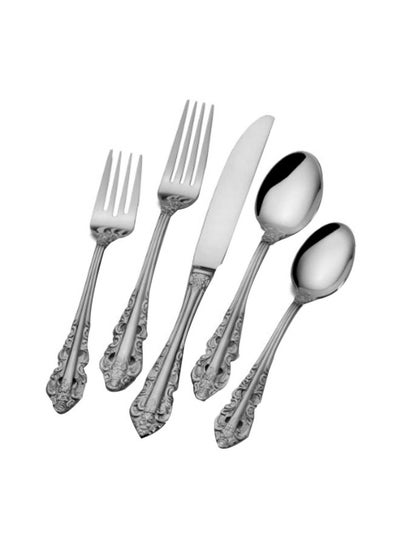 65-Piece Flatware Set Silver price in Saudi Arabia | Noon Saudi Arabia ...