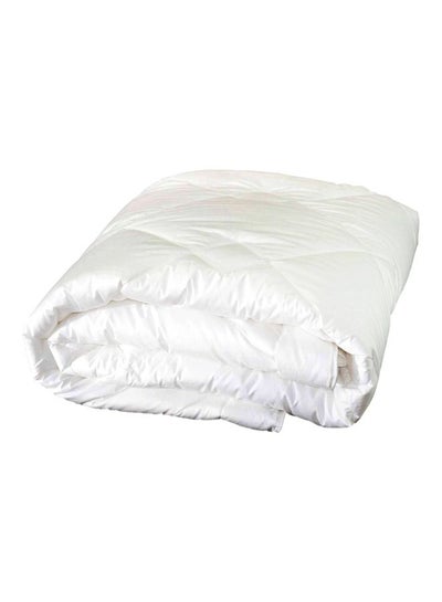 Buy Cotton Mulberry Silk Comforter White Queen in UAE