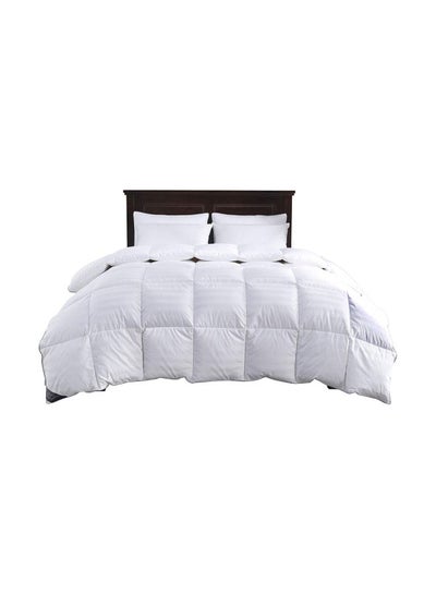 Buy La Palma Goose Down Duvet White Super King in UAE