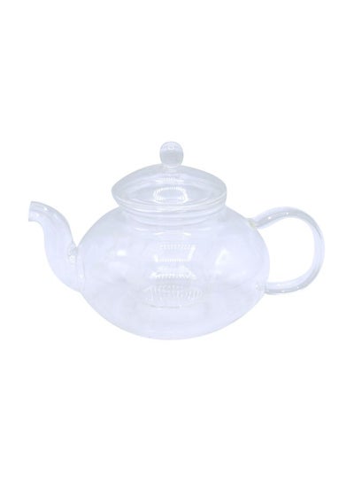 اشتري إبريق شاي زجاجي مقاوم للحرارة شفاف في الامارات