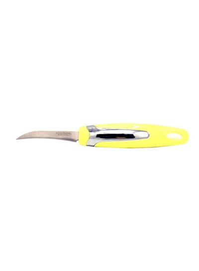 Buy Stainless Steel Fruit Knife Yellow/Silver in Saudi Arabia