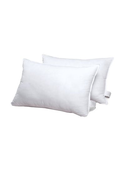 اشتري 2-Piece Bed Pillow Set White في الامارات