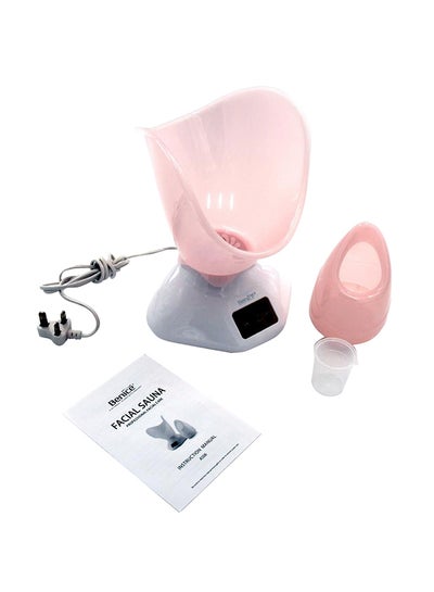 Buy Digital Facial Steamer With Accessory White/Light Pink in Egypt