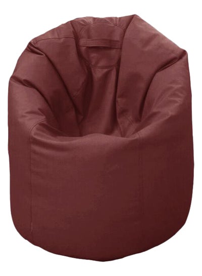 اشتري PU Leather Bean Bag Brown في الامارات