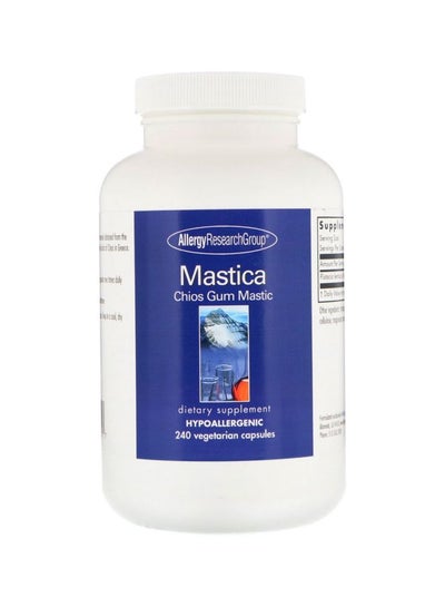 Buy Mastica Chios Gum Mastic Dietary Supplement - 240 Vegetarian Capsules in UAE