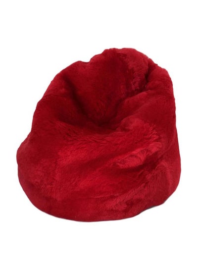 Buy Fur Bean Bag Maroon in UAE