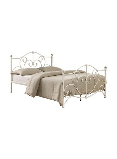 Buy Fern Single Bed White 120 x 200cm in UAE