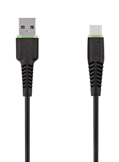 Buy 2.0 USB-A To USB- C Charging Data Cable Black in UAE