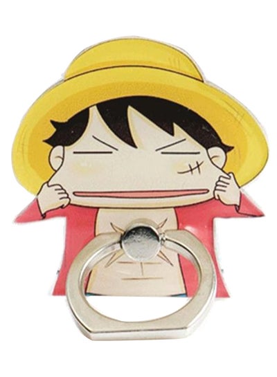 Buy Anime Luffy Finger Ring Phone Holder Multicolour in Saudi Arabia