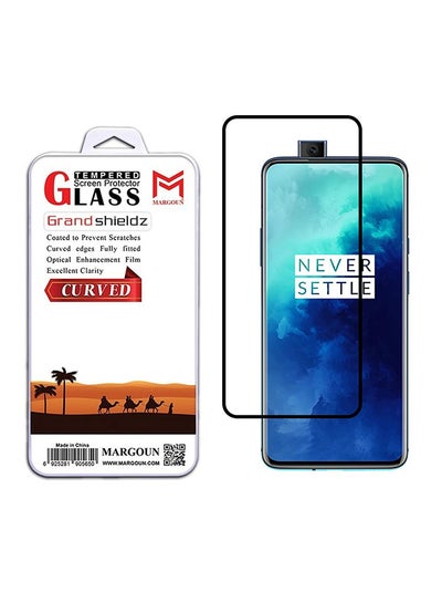 Buy 3D Glass Screen Protector For OnePlus 7T Pro Clear in UAE