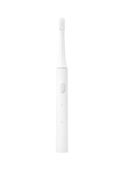 Buy Mijia T100 Sonic Electric Adult Ultrasonic Automatic Toothbrush USB Rechargeable Waterproof Gum Health Tooth Brush With 1 Toothbrush Head White 22.00 x 2.15 x 10.50cm in Saudi Arabia