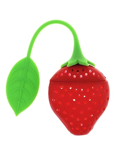 Buy Strawberry Shaped Tea Strainer Red/Green in Egypt