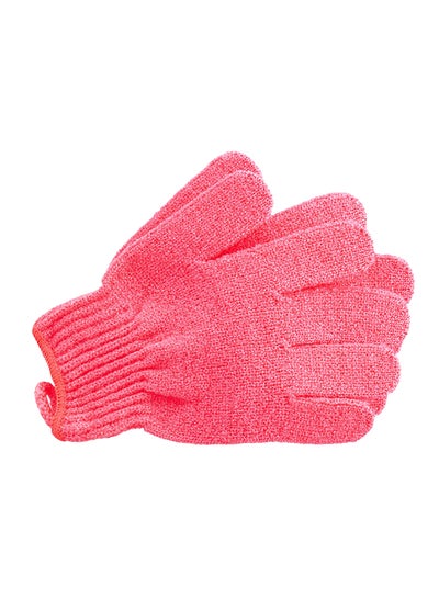 Buy The Body Shop Bath Gloves Pink 1.89X8.11X5.35inch in Saudi Arabia
