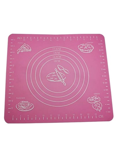 Buy Pastry Measurement Baking Oven Mat Pink in Egypt