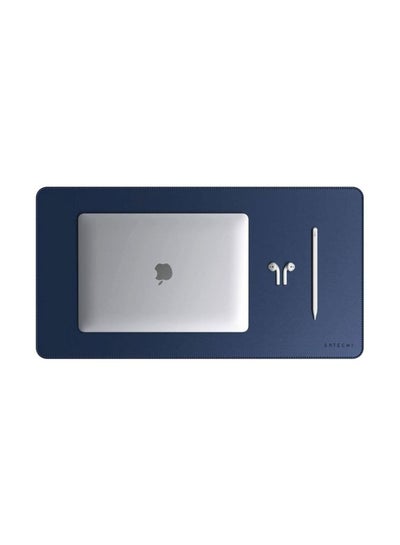 Buy Eco Leather Desk Mat Blue in UAE