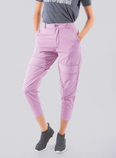 Buy Combat Trouser With Knee Pockets Plum in Egypt