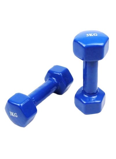 Buy Set Of 2 Fitness Dumbbell - 2 x 3 kg in UAE