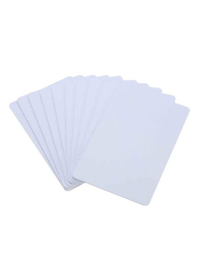 Buy Pack Of 30  Writable Plastic Key Cards White 8.5x5.3cm in UAE