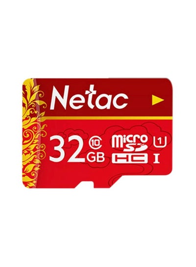 Buy Micro SDHC Class 10 Memory Card Red/Yellow in Saudi Arabia