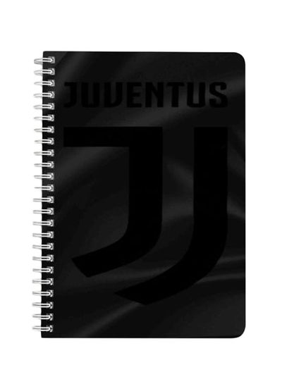 Buy Juventus Dark A5 Spiral Bound Notebook Black in Saudi Arabia