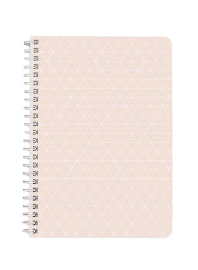 Buy A5 Spiral Bound Notebook Beige in Saudi Arabia