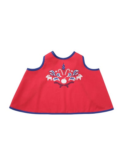 Buy Vinterfest Patterned Apron For Children Red/Blue 59cm in Egypt