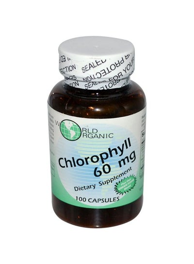 Buy Chlorophyll Dietary Supplement 60mg - 100 Capsules in UAE