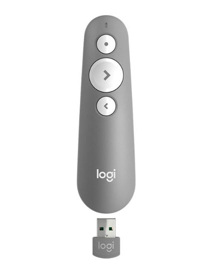 Buy Laser Pointer Remote Control With USB Presenter Grey in Saudi Arabia