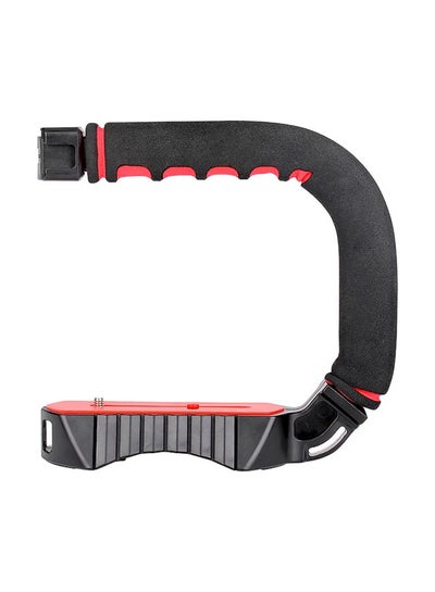 Buy U-Shaped Bracket Handheld Stabilizer Black/Red in Saudi Arabia