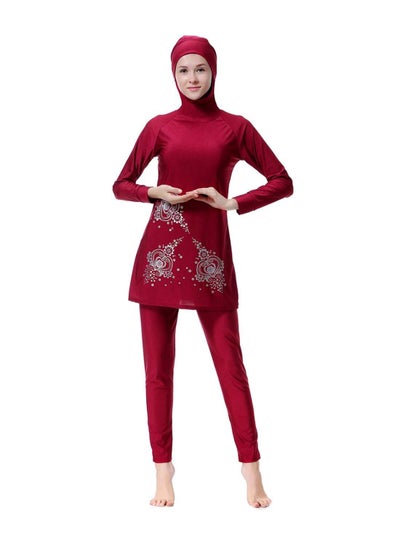 Buy Conservative And Fashionable Burkinis Claret in Saudi Arabia