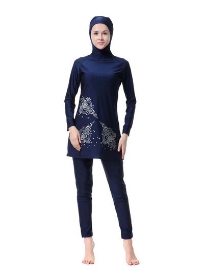 اشتري Conservative And Fashionable Burkinis Dark Blue في السعودية