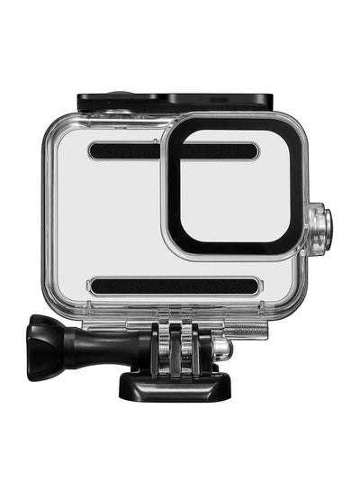 اشتري علبة واقية وضد الماء لكاميرا جو برو هيرو 8 شفاف/ أسود في السعودية