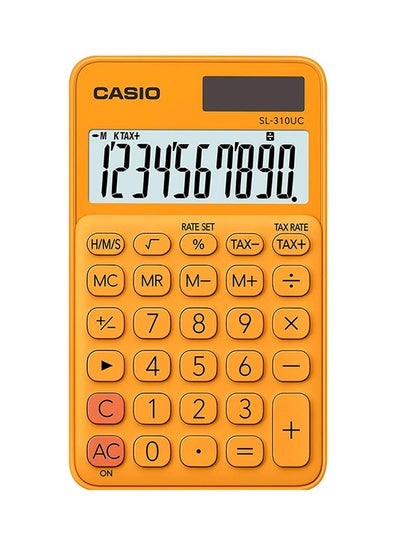 Buy 10-Digit Basic Calculator SL-310UC-RG - Orange in Egypt