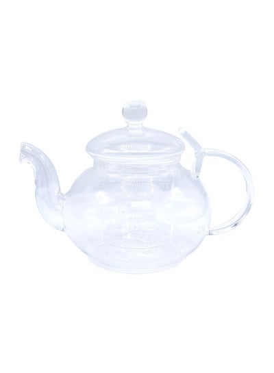 Buy Glass Made Teapot Clear 13x19cm in UAE