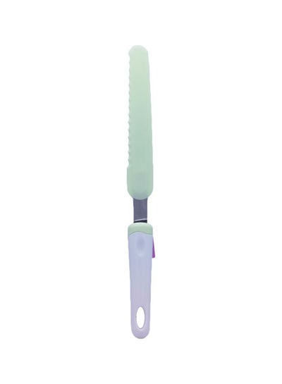 Buy Plastic Cake Knife Green/White 33cm in Saudi Arabia