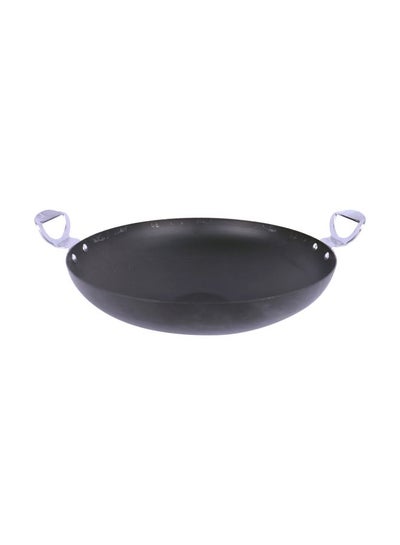 Buy Frying Wok Black 33x9cm in Saudi Arabia