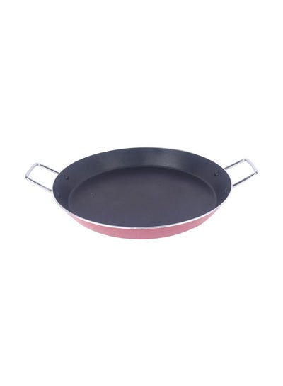 Buy Frying Wok Pan Pink/Black 30x4cm in Saudi Arabia