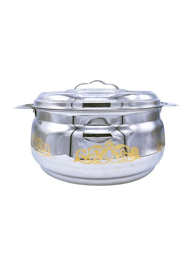 Buy Stainless Steel Cookware Pot Silver/Gold in Saudi Arabia