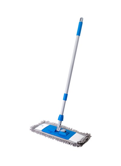 Buy Chenille Flat Mop Blue 40centimeter in UAE