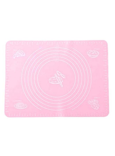 Buy Pastry Measurement Baking Oven Mat Pink 50 x 40cm in Egypt