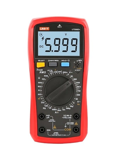 Buy Digital Industrial And Scientific Multimeter Grey/Red 22cm in UAE