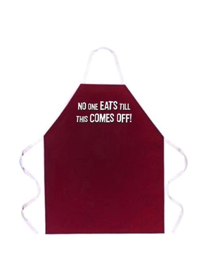 Buy Quote Printed Apron Red/White in Egypt