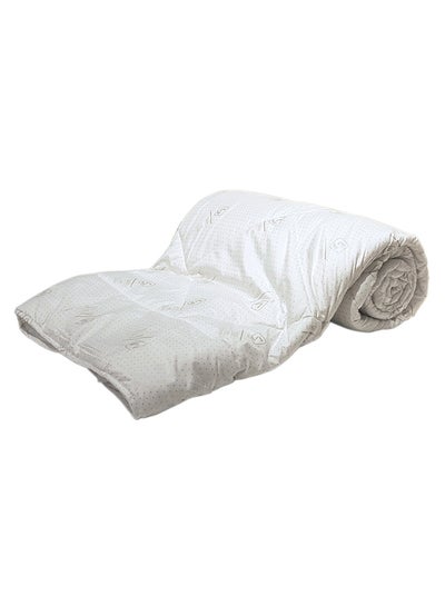 Buy Aloe Vera Quilt - 200X200 cms Fabric White 200x200cm in UAE