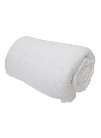 Buy Breathable Material Lightweight Duvet Fabric White 260 x 240centimeter in UAE