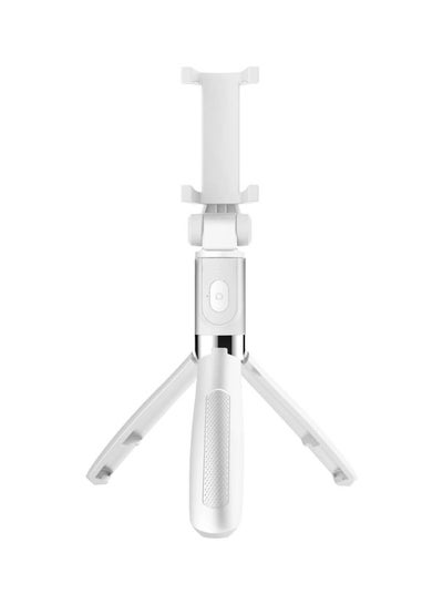 Buy 120.0 mAh Wireless Bluetooth Selfie Stick White in Saudi Arabia