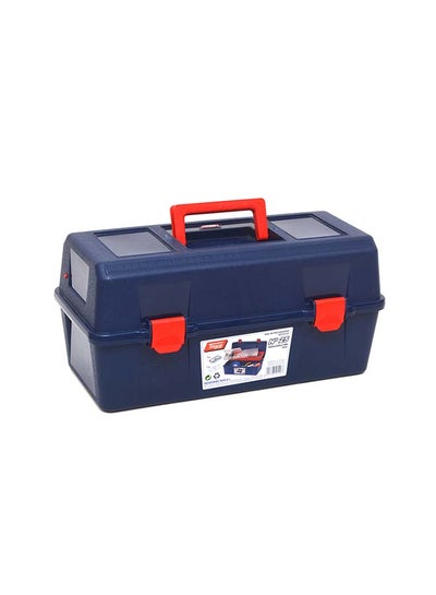 Buy Plastic Tool Box Blue/Red 40X20.6X18.8centimeter in UAE