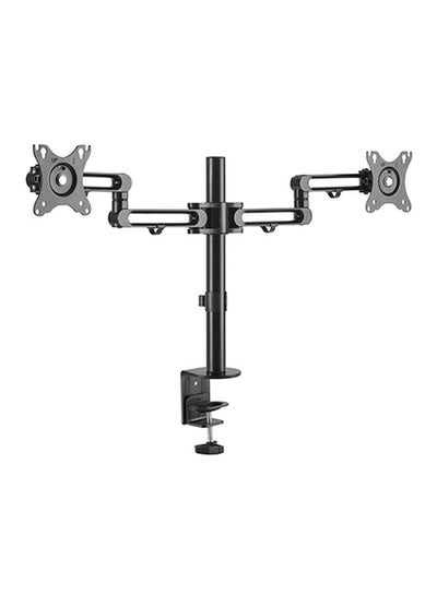 Buy Dual Monitor Stand Clamp Black in UAE