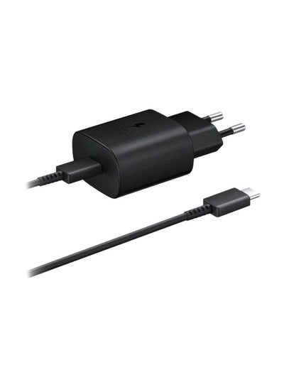 Buy Travel Adapter With Type-C Charging Cable Black in Egypt