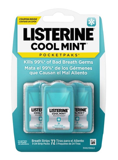 Buy Pack Of 3 Cool Mint Flavour Pocketpaks Breath Strips in Egypt