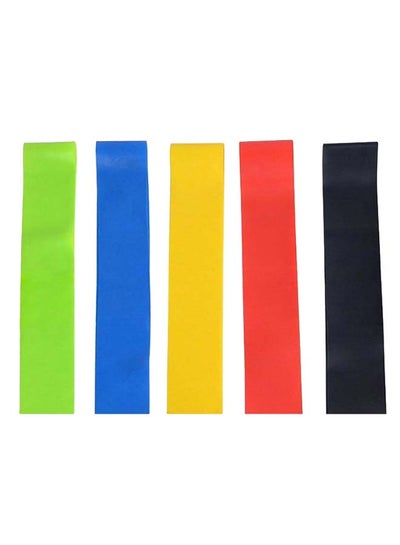 Buy 5-Piece Elastic Resistance Exercise Band Set in Egypt